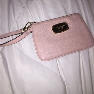 Michael Kors pink wristlet