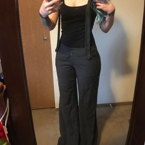 Pant suspender one piece