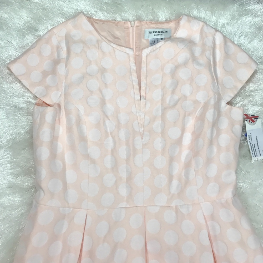 Beautiful Helene Berman London Dress Size 14 - Picture 5 of 7