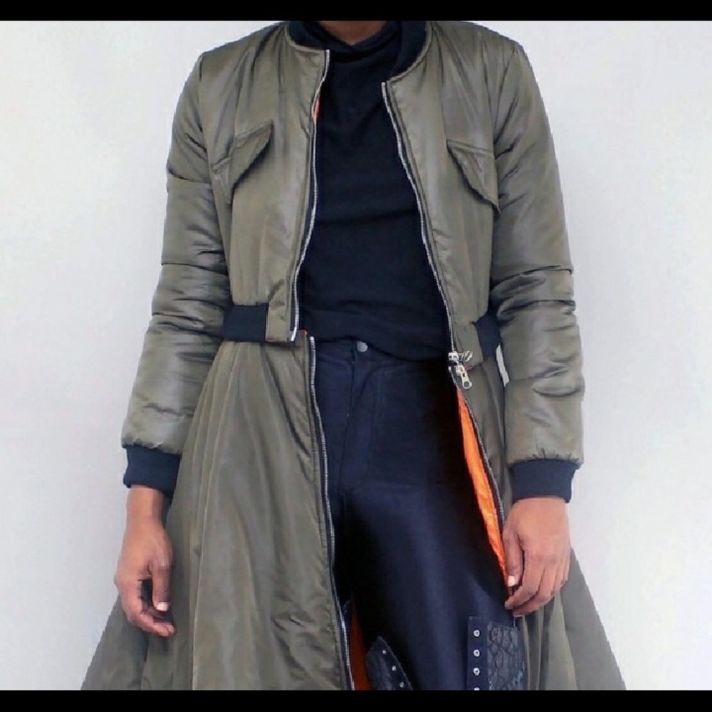 Peplum Bomber Jacket