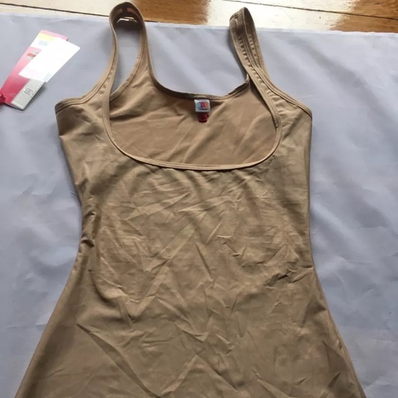 Spanx Brand Star Power Open Bust Tank Natural - Picture 2 of 5