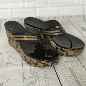 Coach Gabriela Monogram Sandals size 8