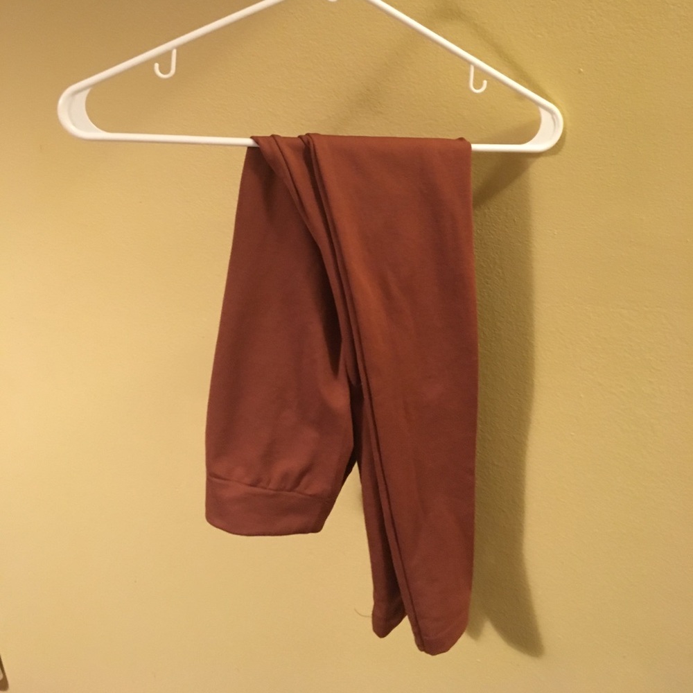Leggings Size S/M Warm lining Maroon