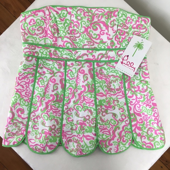 Lilly Pulitzer Tops - Lilly Pulitzer Meridan Scalloped Top NWT!