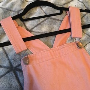 Cotton On Pink Overalls Dress