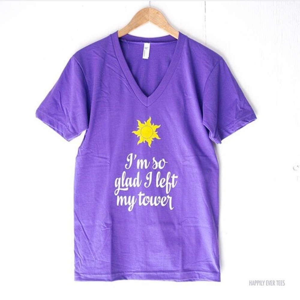 Happily ever tees Rapunzel tee