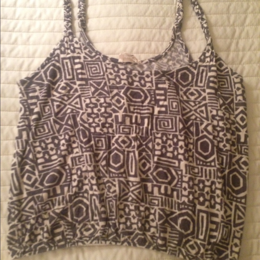 Pattern Crop Top