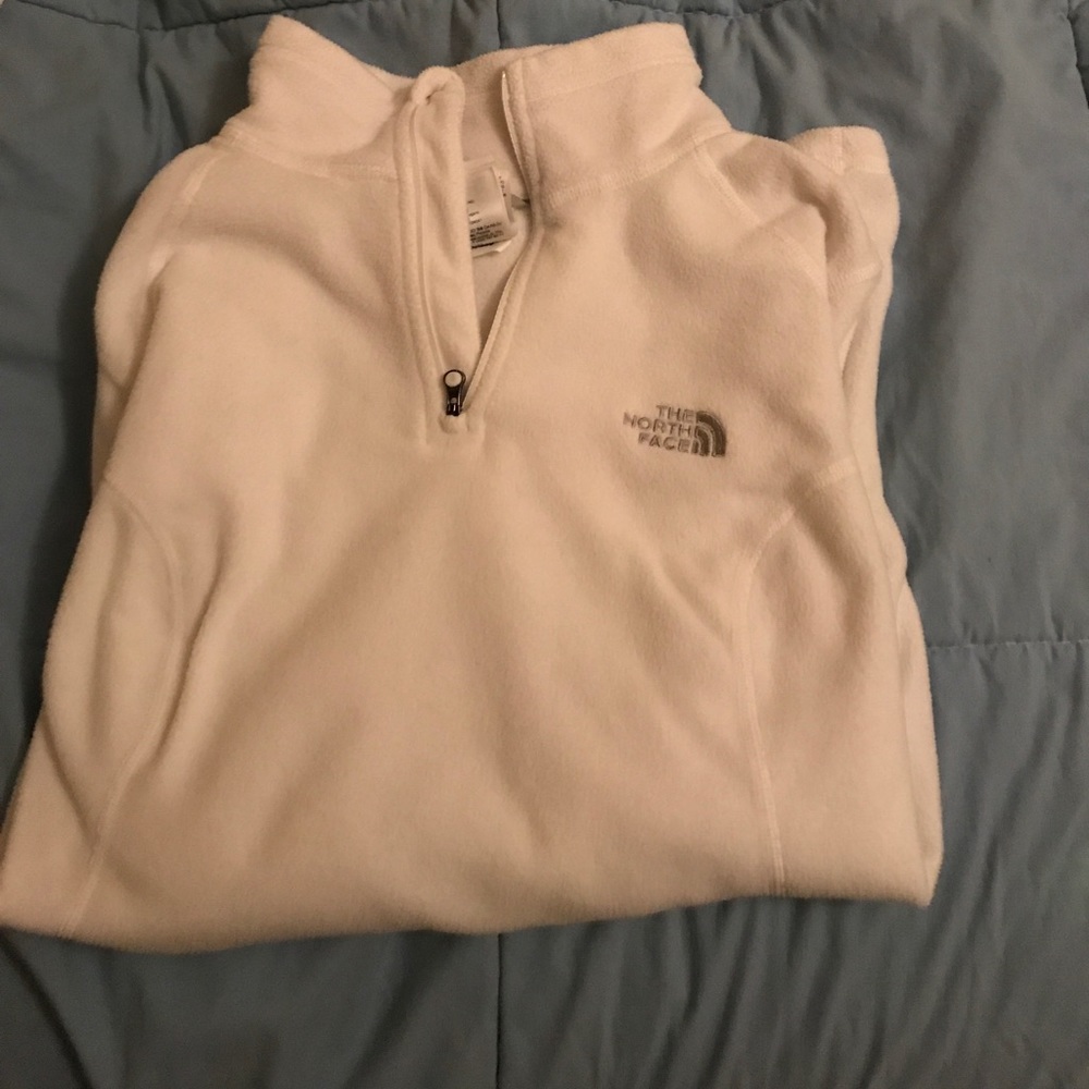 North Face White Fleece