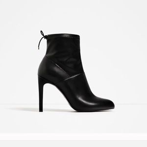 Zara Black Ankle Boots