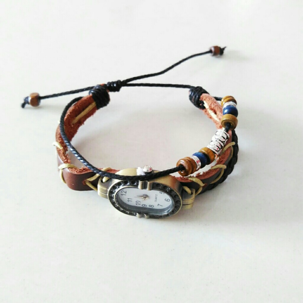 Leather Bracelet Watch - Picture 4 of 6