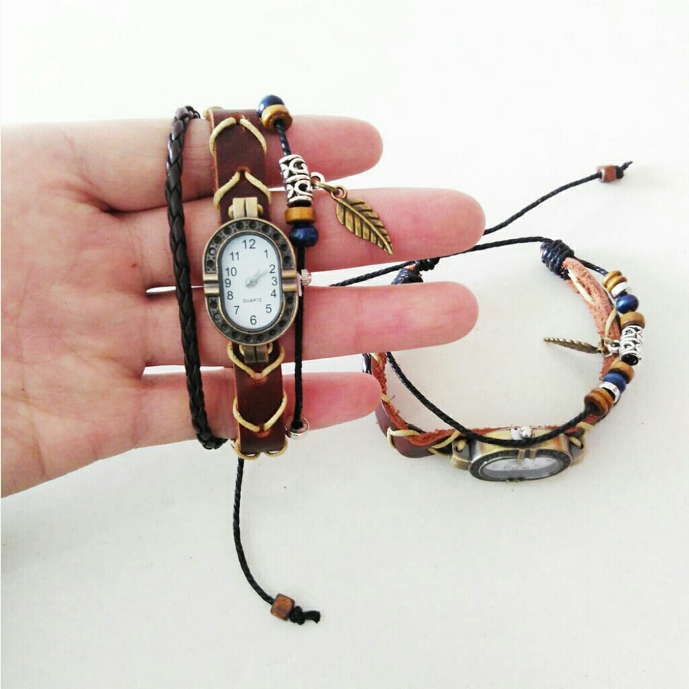 Leather Bracelet Watch - Picture 6 of 6