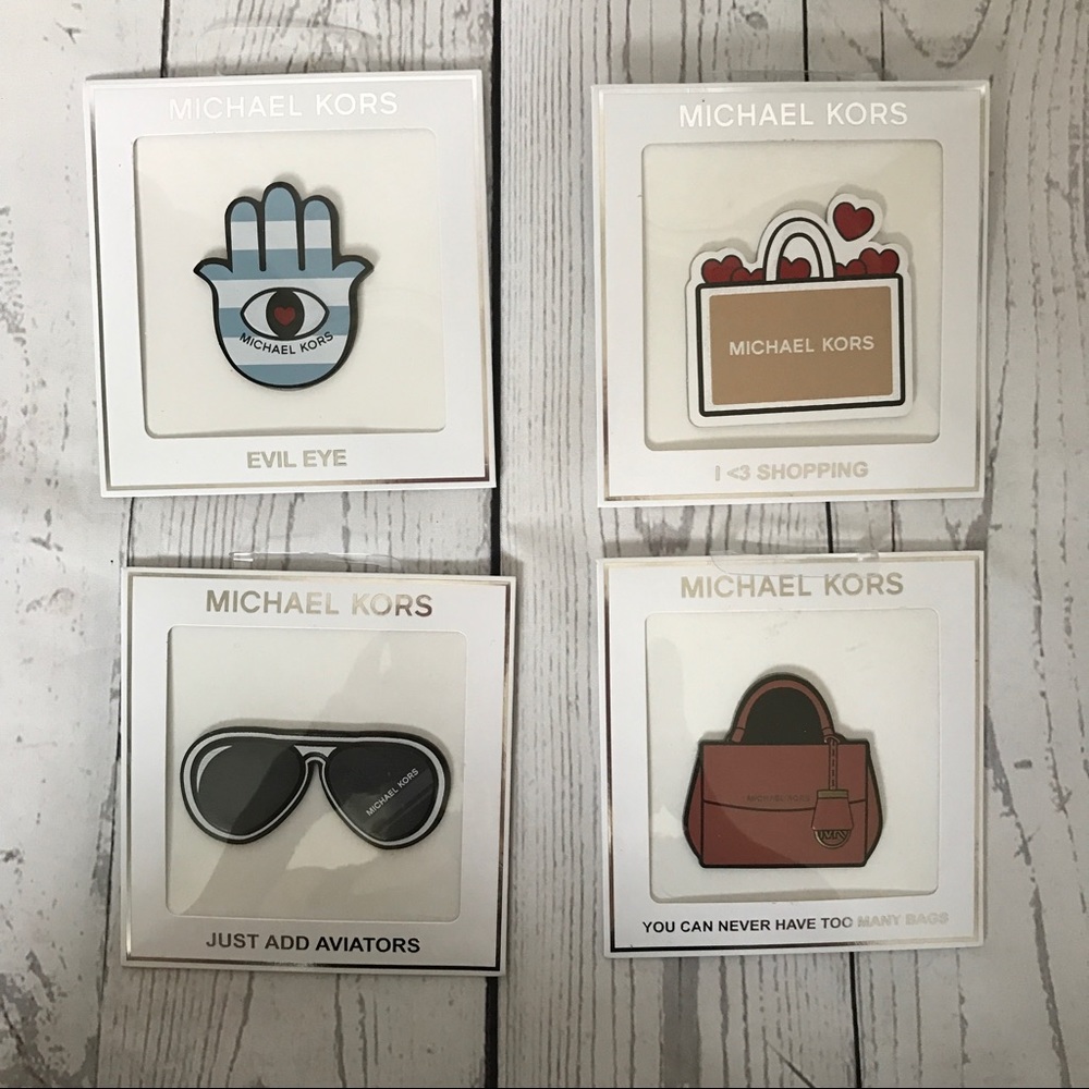 MICHAEL KORS Stickers Lot Of 4