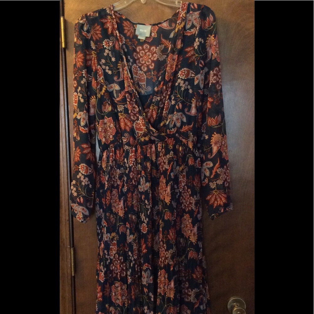 Anthropologie Maeve Apulia Pleated Dress - Picture 3 of 4