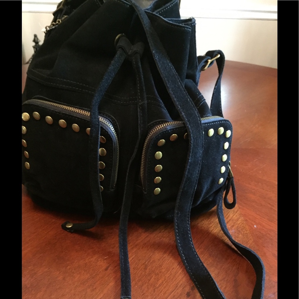 NWT black bucket bag