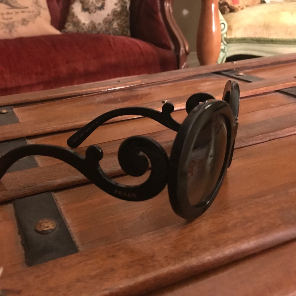 Prada baroque sunglasses. Worn once.