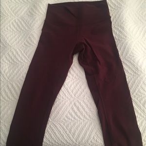 Lulu high waisted wunder under maroon 6
