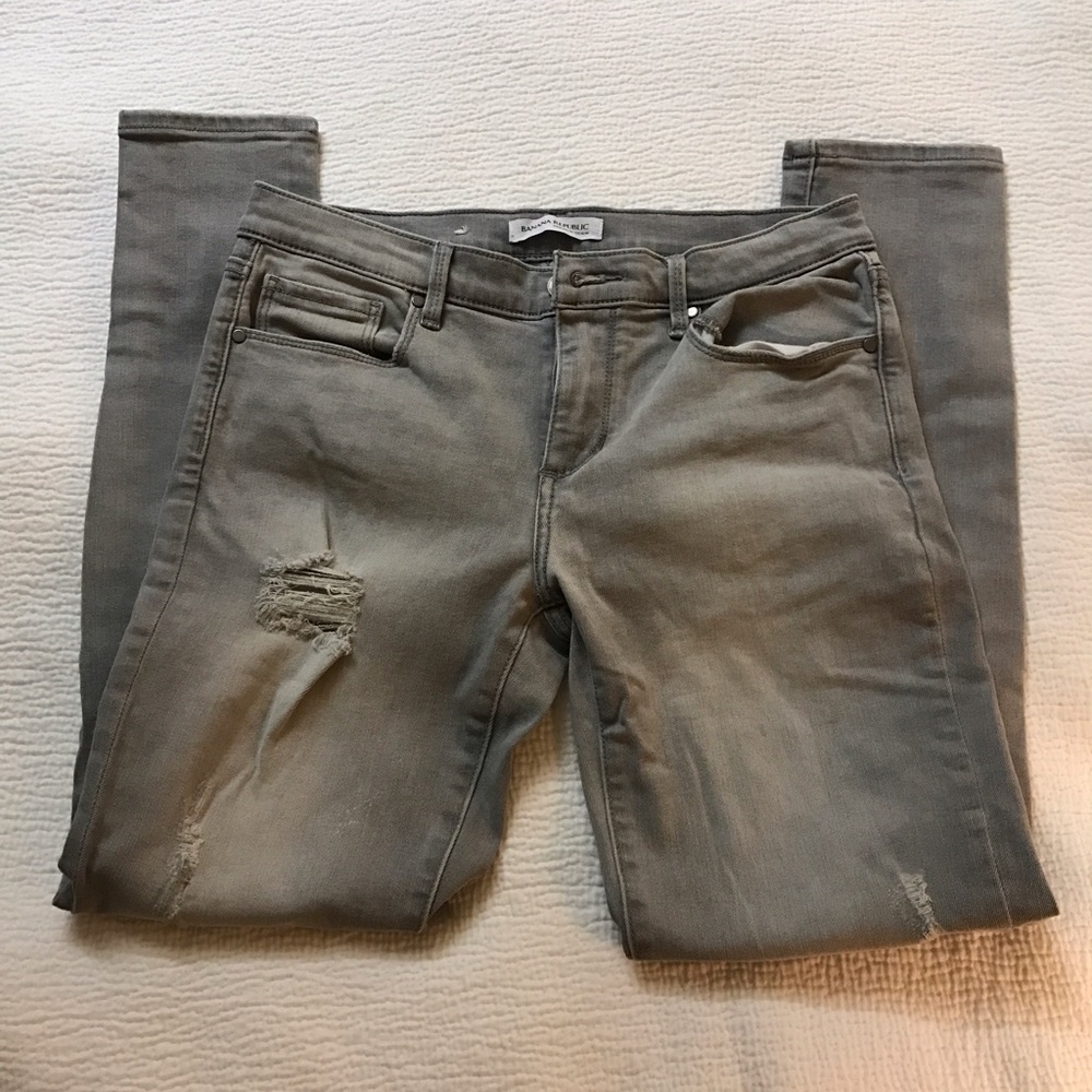 Banana Republic Gray Skinny Jean