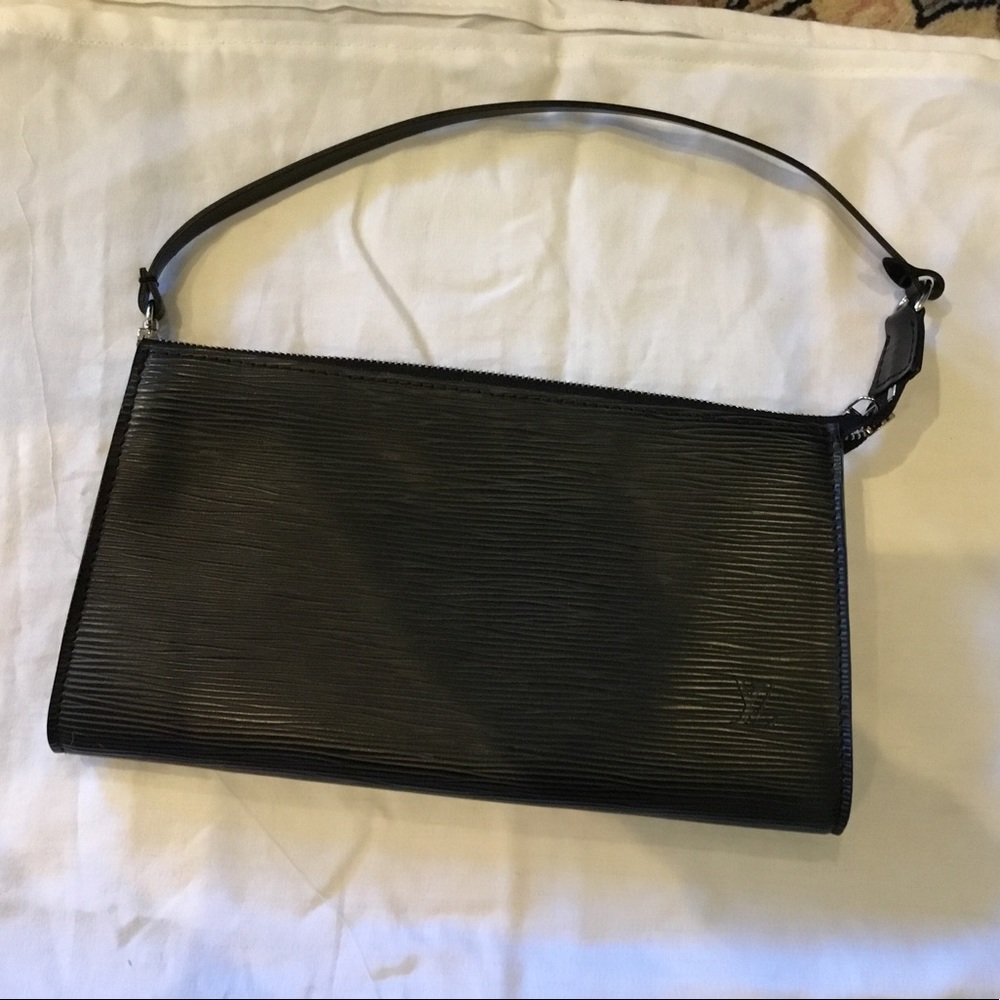 Louis Vuitton EPI Leather pouchette/ clutch.  SOLD