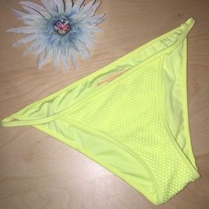 NEW Victoria's Secret Yellow Swim Bottoms
