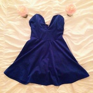 Tobi blue club cocktail party dress
