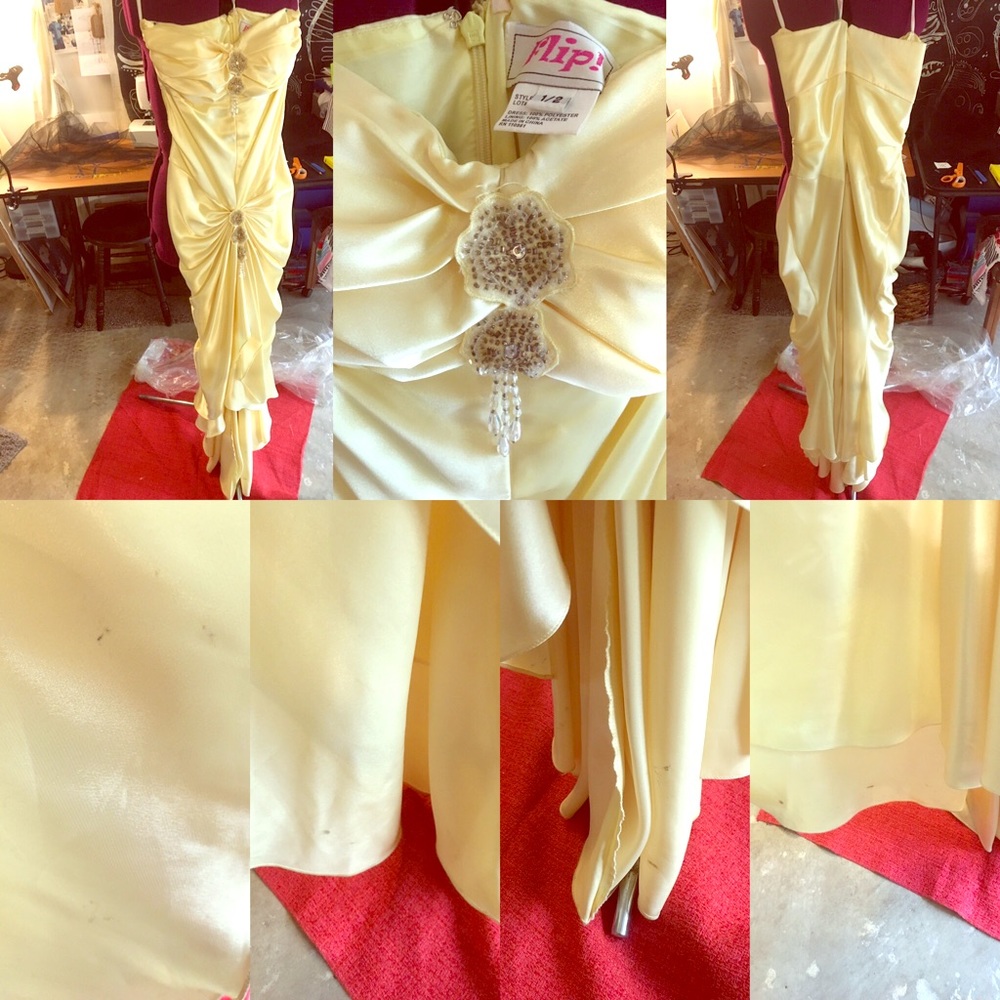 FLASH SALE till 11am Canary Yellow Tube Dress