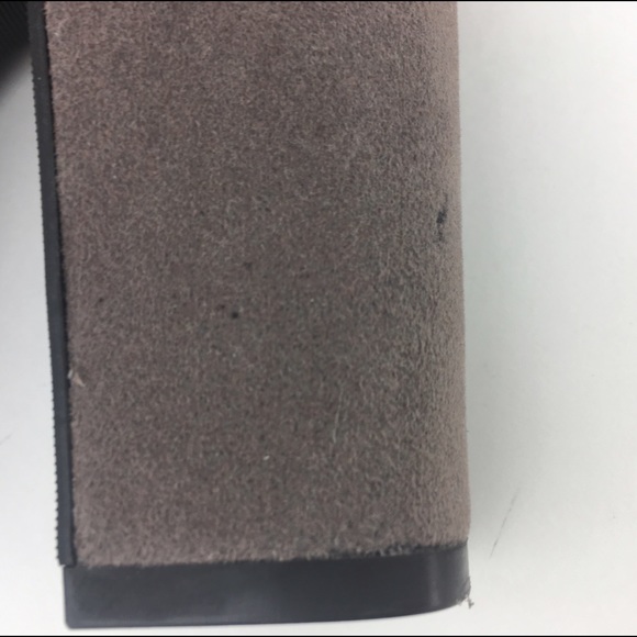 Madden Girl Suede Gray Purple Platforms Slingback - Picture 6 of 8