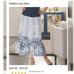 NWT Pebble Lace Skirt