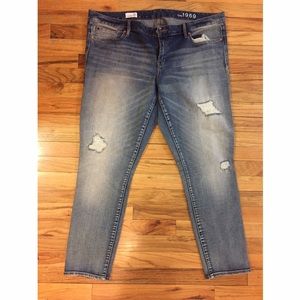 GAP distressed denim jeans