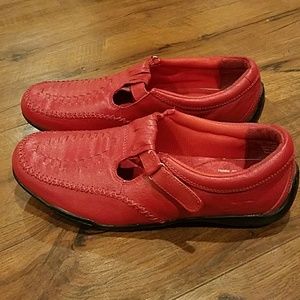 Dr Scholls red shoes