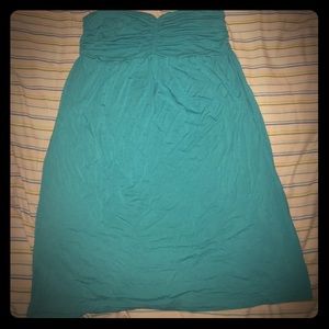 Teal Green Strapless Tunic/Dress✨