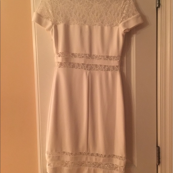 Bailey 44 White Lace Dress- M - Picture 2 of 3