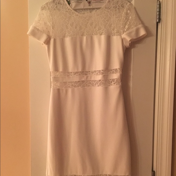 Bailey 44 White Lace Dress- M - Picture 3 of 3