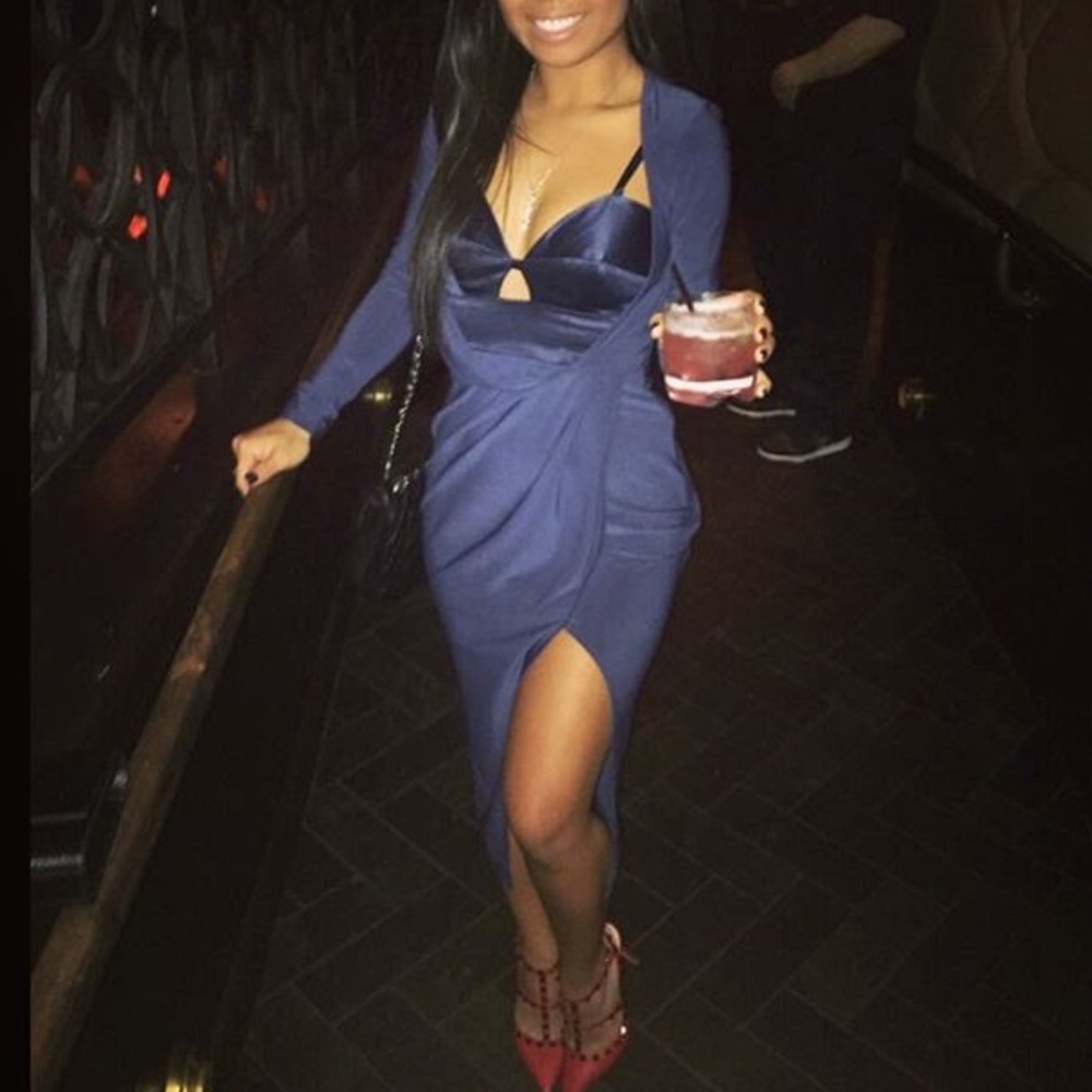 Bustier corset wrap dress