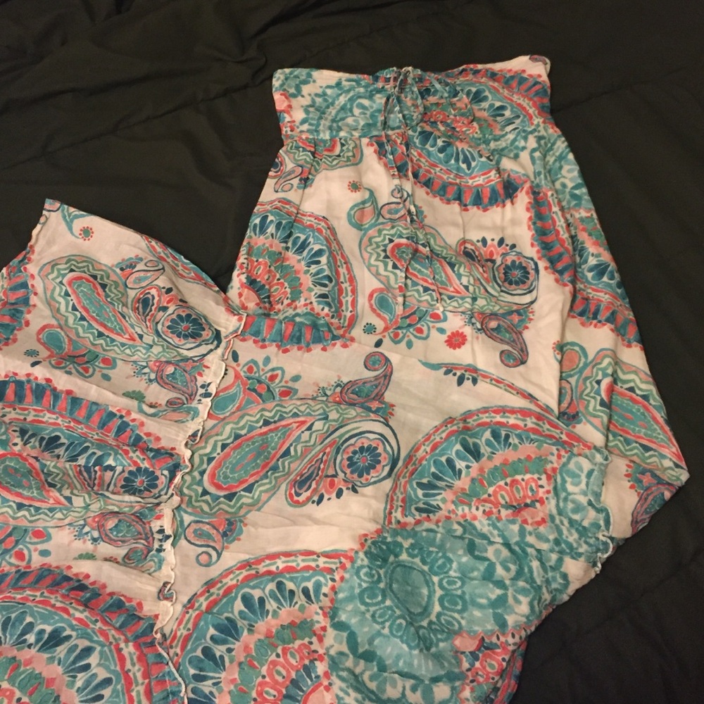Strapless Paisley Roxy Maxi dress