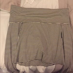 Stripped off the shoulder top