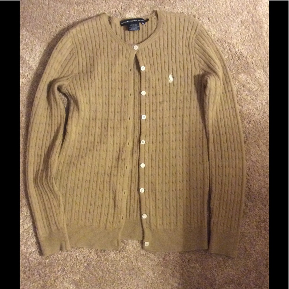 Polo sport cable cardigan