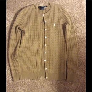 Polo sport cable cardigan