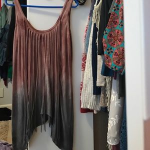 Fringe tank top