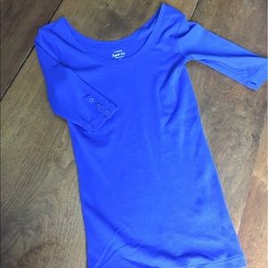 J. CREW Perfect Fit Scoopneck 3/4 Sleeve Tee