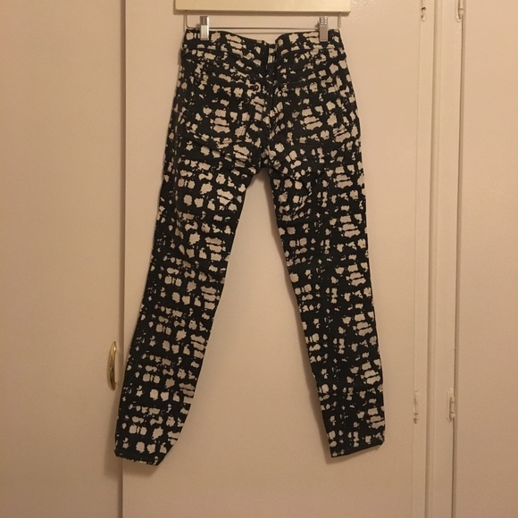 *sold* Free People Black & White Skinny Jeans - Picture 2 of 3