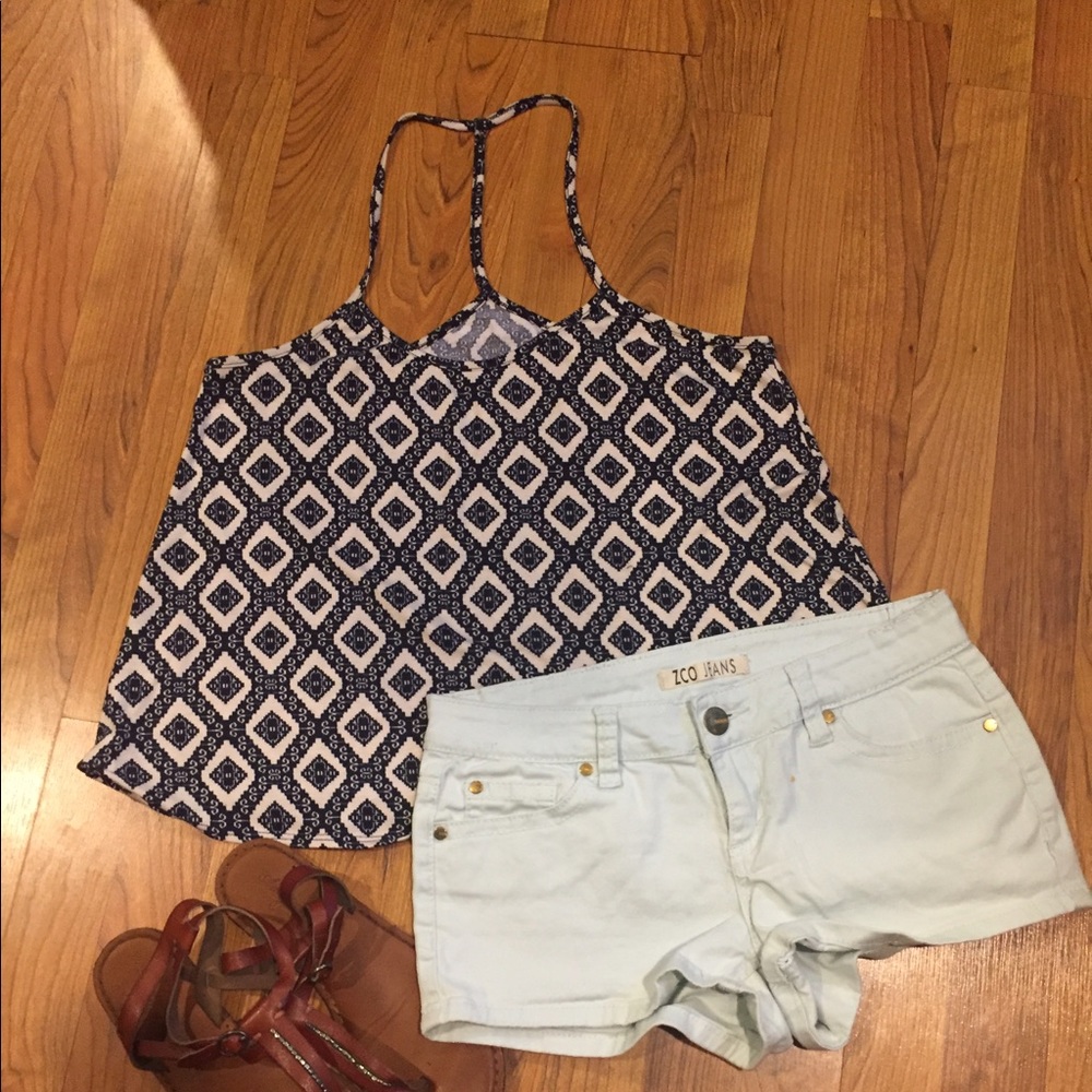 Tribal print tank