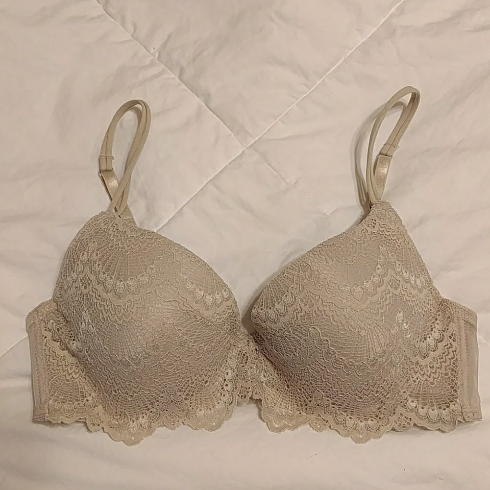 Sophie B Nude Lace Bra