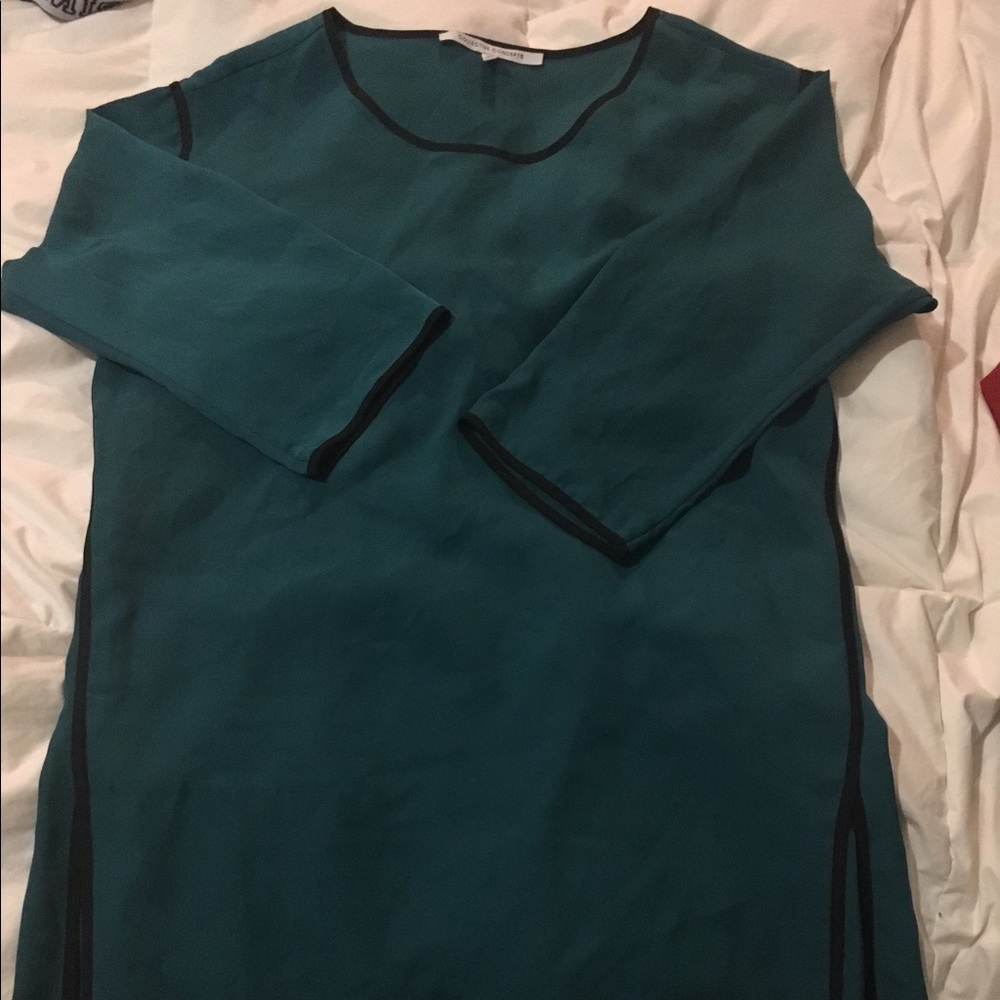 Green blouse
