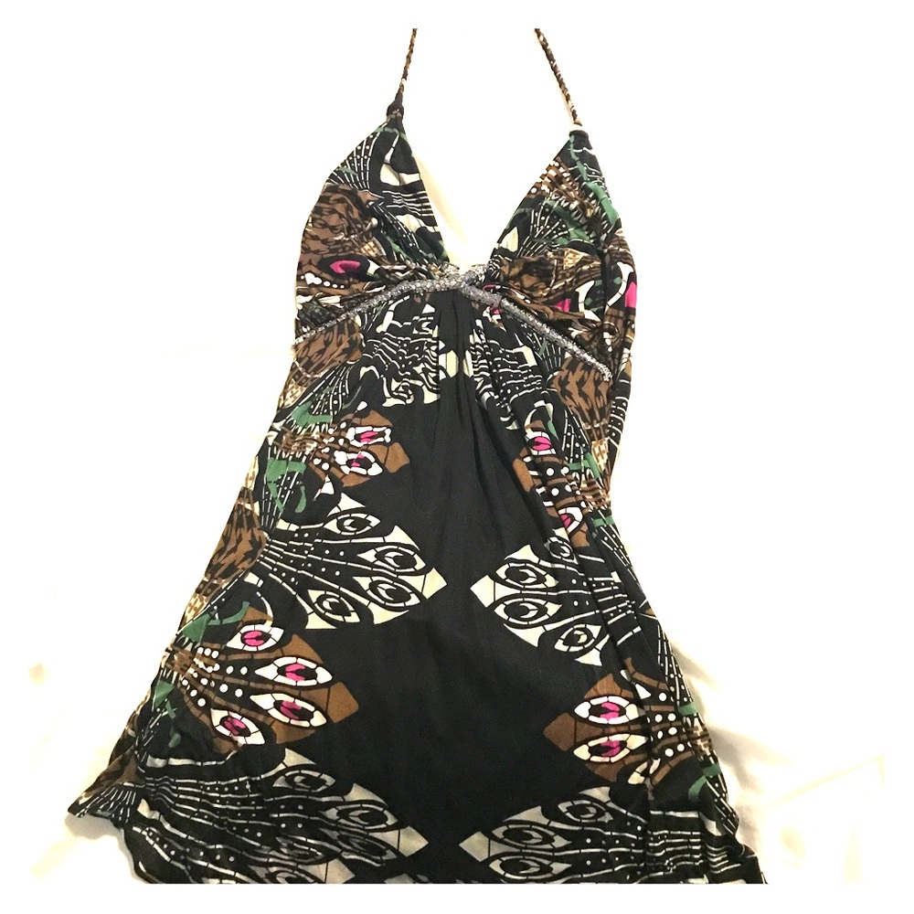 Sexy sky halter top