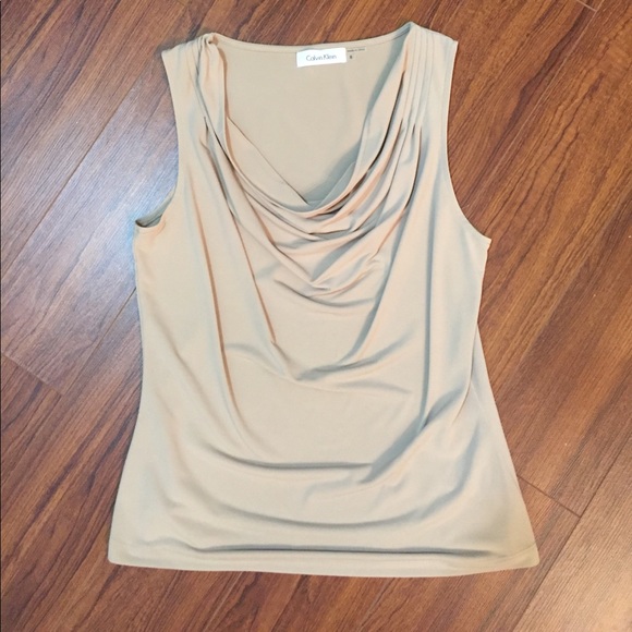 Calvin Klein Tops - Calvin Klein Swoop Neck Blouse