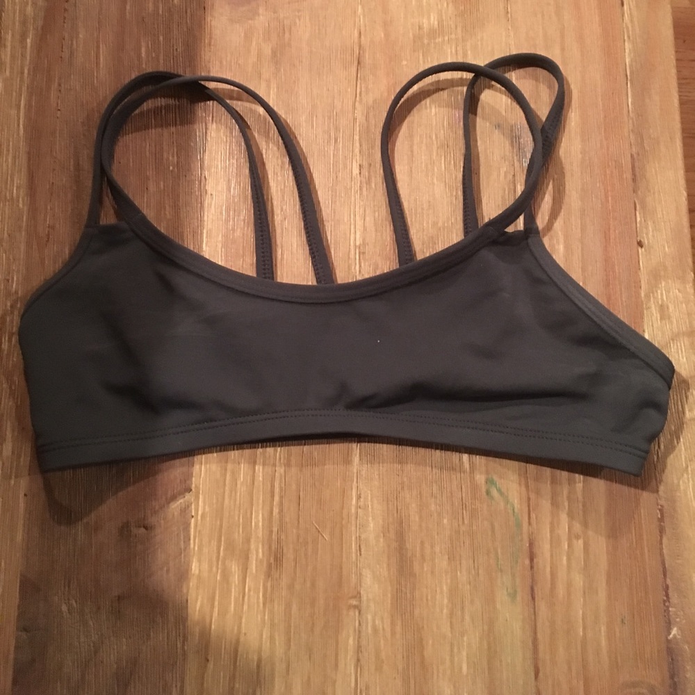 Charcoal gray jolyn top
