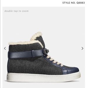 Coach Sneakers- Richmond Shearling Sneaker!