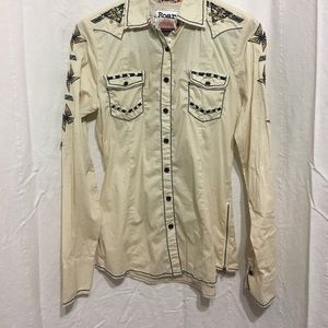Roar Long Sleeve Button Up Shirt