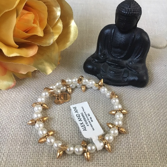 Alex and Ani Jewelry - 🆕 Alex and Ani Exclusive Pearl Wrap Bracelet