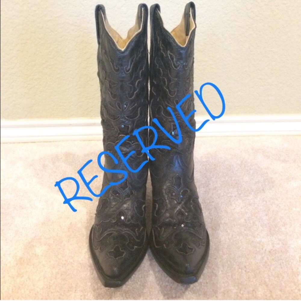 Corral Black Cowgirl Boots